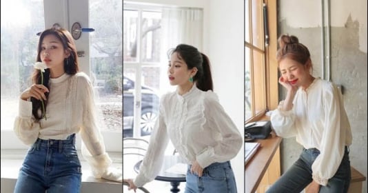 5 cách mix áo blouse trắng ăn chơi sành điệu cho quý bà U30