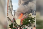 Vụ hỏa hoạn thiêu rụi hơn 2.000 m2 nhà xưởng của công ty vốn Nhật Bản