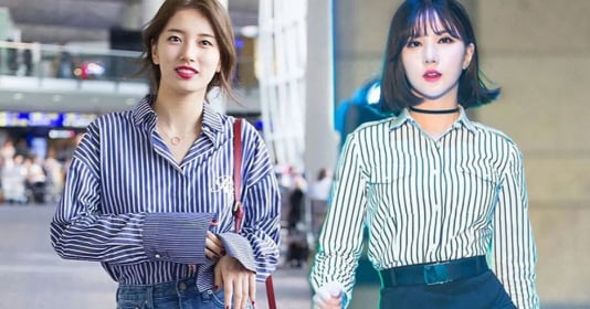 với 4 mẫu áo sơ-mi được sao hàn quốc quảng cáo nhiệt tình, chỉ cần nhìn thôi là đã với ngay ý tưởng để diện rồi.