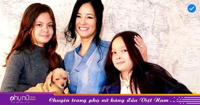 Cặp song sinh của diva Hồng Nhung lúc thế hệ 10 tuổi càng ngày càng chững chàng khiến cho cho mẹ cũng ngỡ ngàng