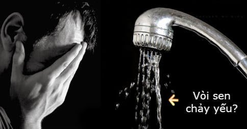 Sửa vòi hoa sen bị tắc, chảy nước yếu chỉ trong 3 phút, ko cần tốn tiền thay thế hệ