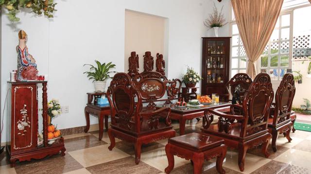 Phòng khách lịch sự và trang nhã nhờ sự hợp lý