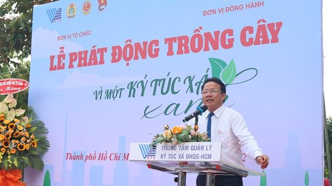 Lễ phát động chương trình trồng cây “Vì ký túc xá xanh”
