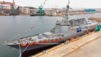 Triều Tiên hạ thủy khinh hạm nặng 8.200 tấn