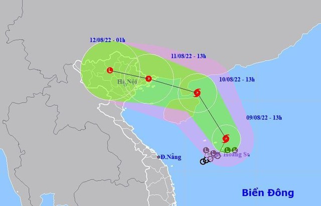     Áp thấp đã mạnh lên thành bão số 2, hướng vào đất liền Việt Nam - Ảnh 1.