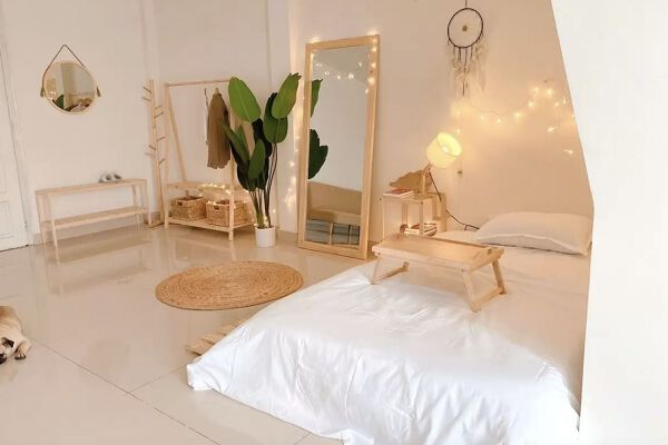 Tiết lộ cách trang trí phòng ngủ nhỏ ko giường khiến cho cho ai ai cũng mê