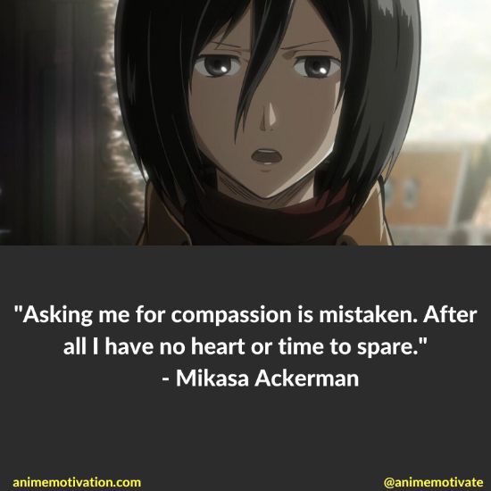 Mikasa Ackerman trích dẫn 5