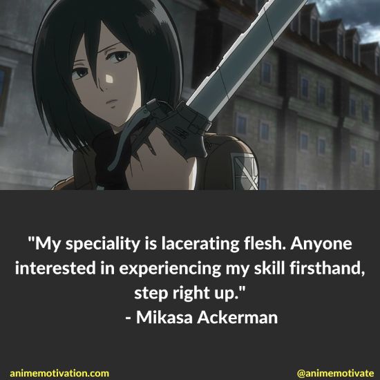 Mikasa Ackerman trích dẫn 6