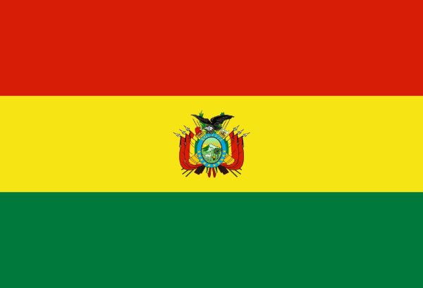 cờ bolivia màu đỏ vàng xanh