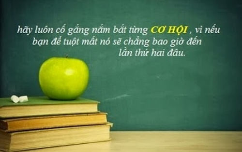 lúc thời cơ ko gõ cửa, hãy gõ cửa