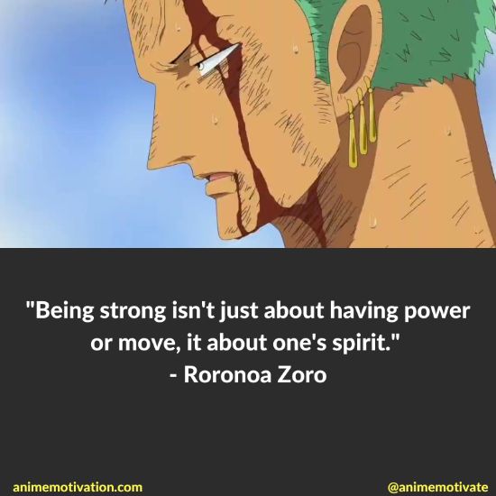 Roronoa Zoro trích dẫn One Piece