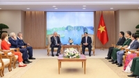 Thủ tướng Phạm Minh Chính cảm ơn các nhà khoa học Nga đã thực hiện nhiệm vụ bảo quản lâu dài thi hài Chủ tịch Hồ Chí Minh.
