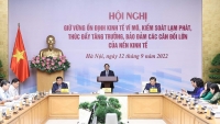 Thủ tướng Phạm Minh Chính chủ trì Hội nghị nhằm giữ vững ổn định kinh tế vĩ mô, kiểm soát lạm phát, thúc đẩy tăng trưởng